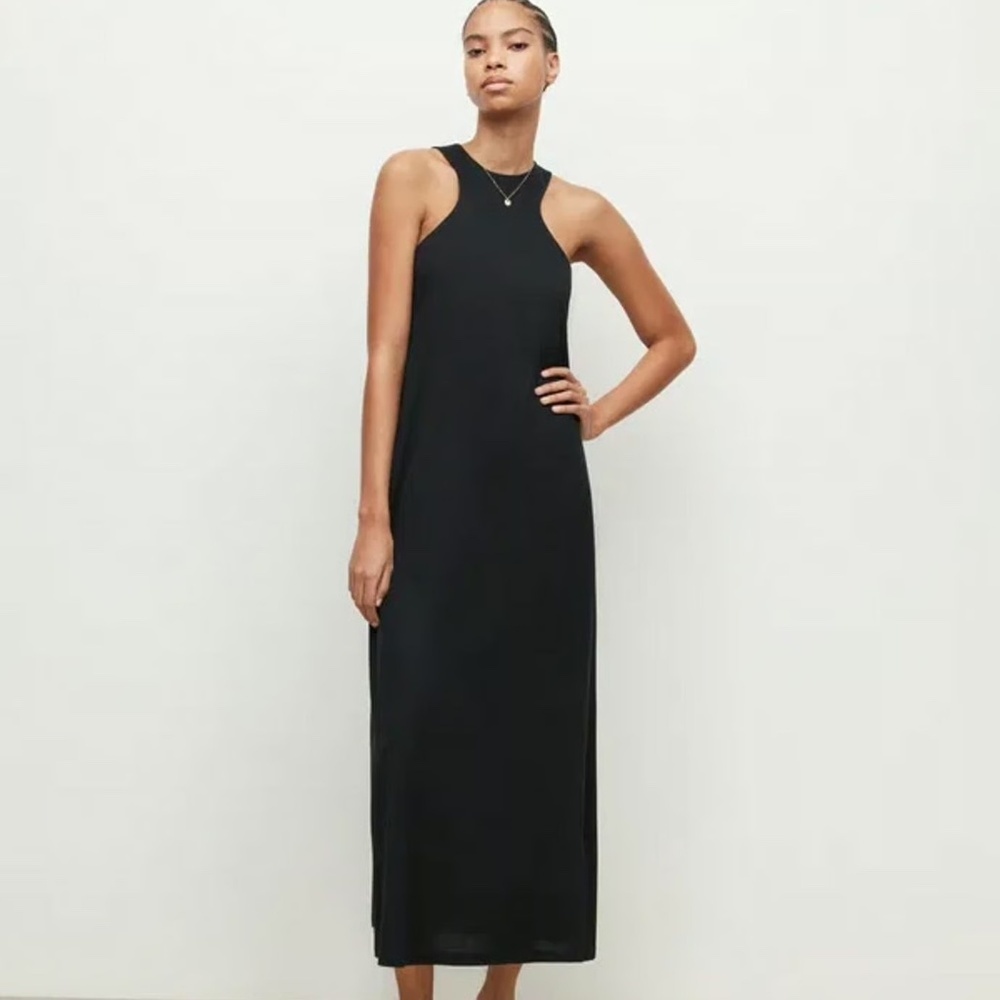 *FIRM PRICE* All Saints Kura Maxi Racer Neck Dress